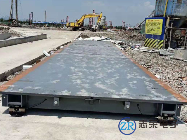 2018年11月上海市基础工程向光大彩票地磅厂家采购1台3x12米80吨地磅